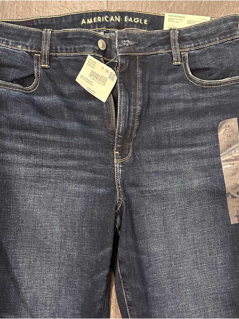 American Eagle Outfitters Women’s Dark Blue Stretch Jeans